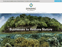 Tablet Screenshot of ourdynamicplanet.com